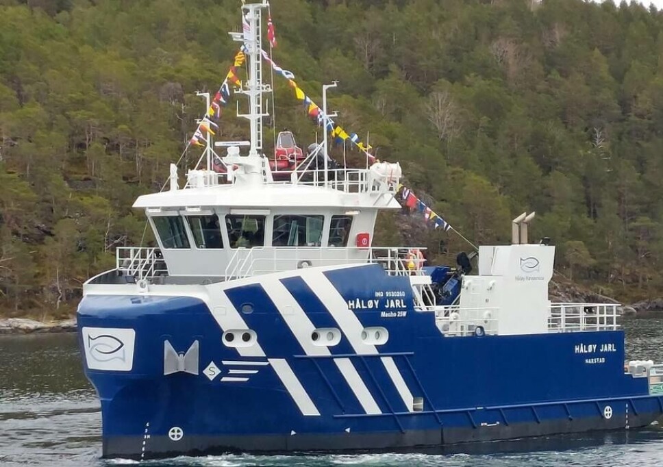 «Håløy Jarl» er den fjerde båten i Håløy Havservices flåte Foto: Sletta Verft «Håløy Jarl» er den fjerde båten i Håløy Havservices flåte Foto: Sletta Verft