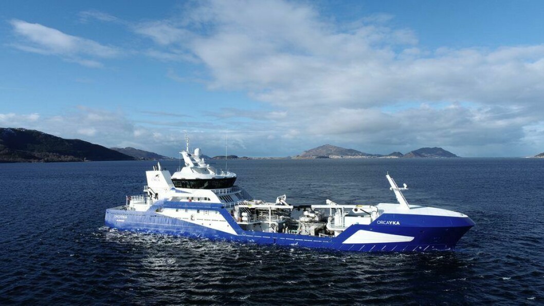 «Orca Yka» er det fjerde, og største, fartøyet i flåten til rederiet Naviera Orca SA. Foto: Larsnes Mek. Verksted