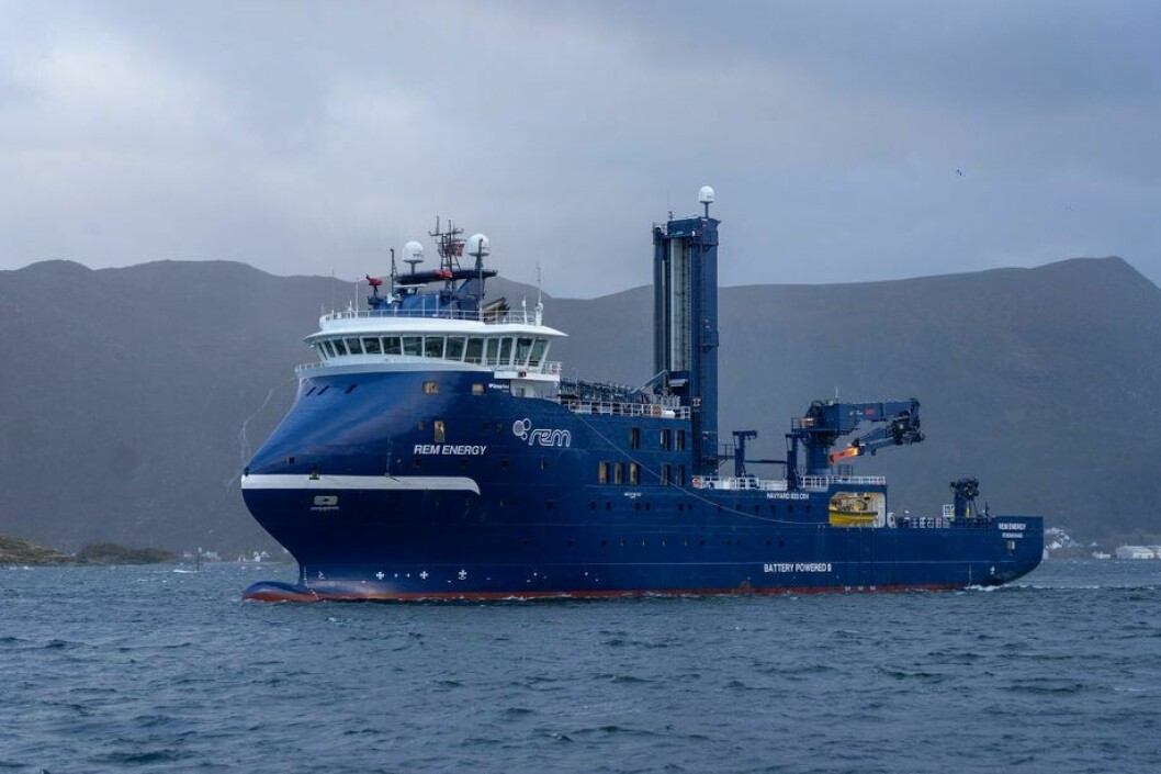 «Rem Energy» er overlevert til Rem Offshore. Foto: Olav Thokle