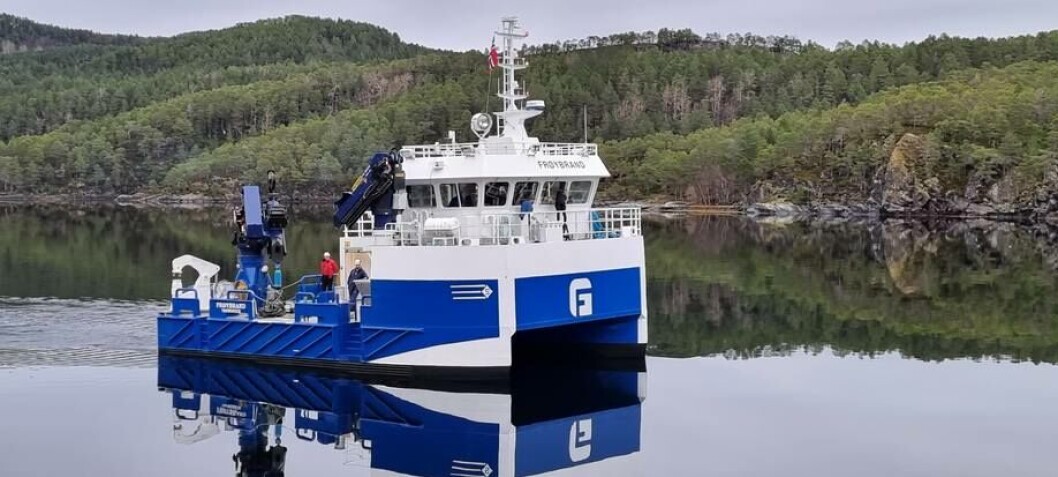 «Frøybrand» er det siste tilskuddet til Frøys stadig voksende flåte. Foto: Sletta Verft «Frøybrand» er det siste tilskuddet til Frøys stadig voksende flåte. Foto: Sletta Verft