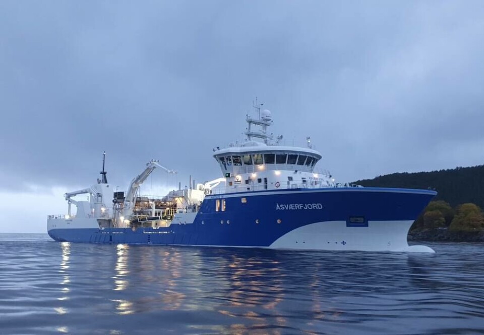 «Åsværfjord» er siste fartøy ut fra Havyard. Foto: Havyard «Åsværfjord» er siste fartøy ut fra Havyard. Foto: Havyard