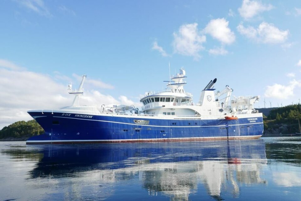 «Vikingbank» er det andre fartøyet Fitjar Mek. Verksted bygger for Cetus AS. Foto: Kari Nøstbakken/FMV