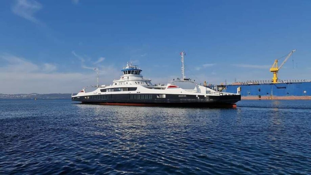 MF «Rødvenfjord» er den sjuende ferjen Tersan har levert til Fjord1. MF «Rødvenfjord» er den sjuende ferjen Tersan har levert til Fjord1.
