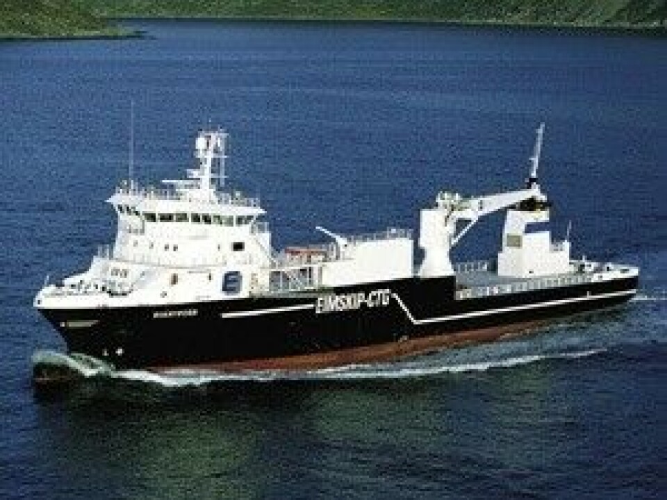 'Kristian With' fotografert etter navneskiftet; M/S 'Svartfoss'. Foto: Harald Valderhaug. 'Kristian With' fotografert etter navneskiftet; M/S 'Svartfoss'. Foto: Harald Valderhaug.