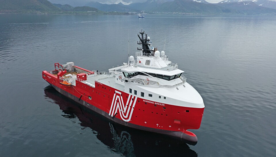 «Norwind Breeze» er overlevert fra Vard til Norwind Offshore «Norwind Breeze» er overlevert fra Vard til Norwind Offshore