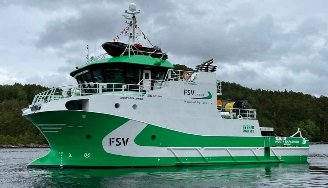 FSV Group har en voldsomt økende flåte. Siste tilskuddet er «Multi Explorer» fra Sletta Verft.