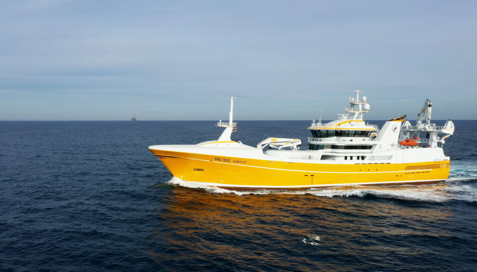Nye «Isafold» er Danmarks mest innovative pelagiske fartøy. Foto Zamakona Shipyard Nye «Isafold» er Danmarks mest innovative pelagiske fartøy. Foto Zamakona Shipyard