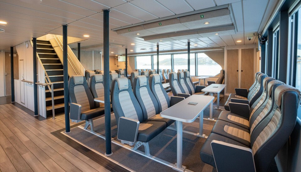 Interiør MS «Frey» Interiør MS «Frey»