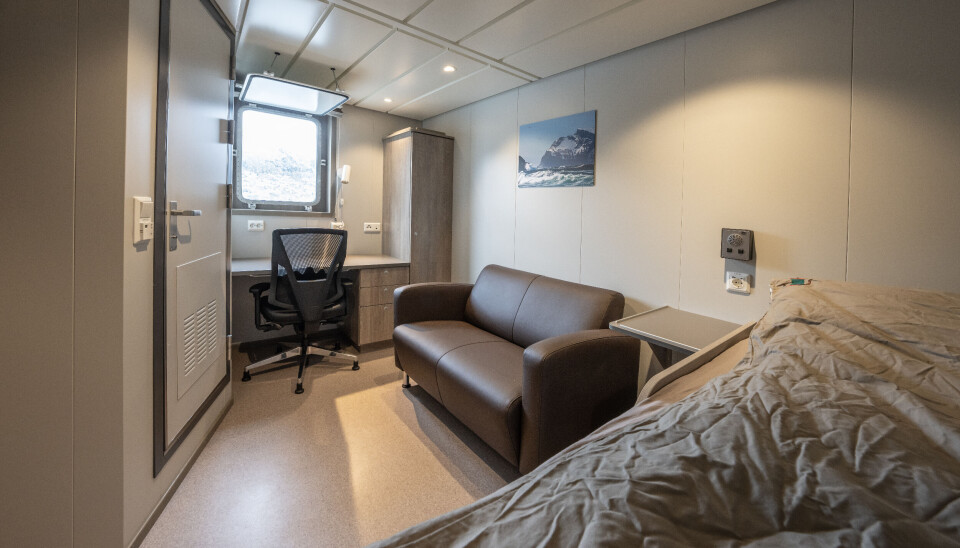 Innredning om bord er gjort av Maritime Montering Innredning om bord er gjort av Maritime Montering
