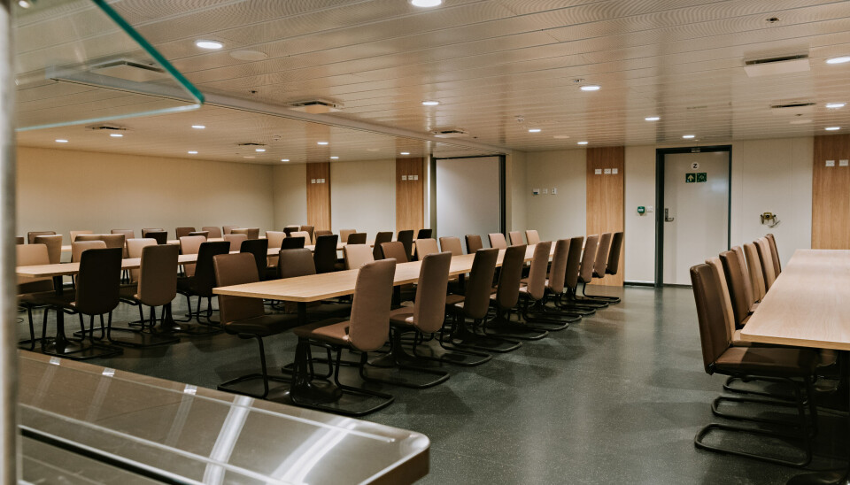 Fra messen om bord i KV «Jan Mayen» Fra messen om bord i KV «Jan Mayen»