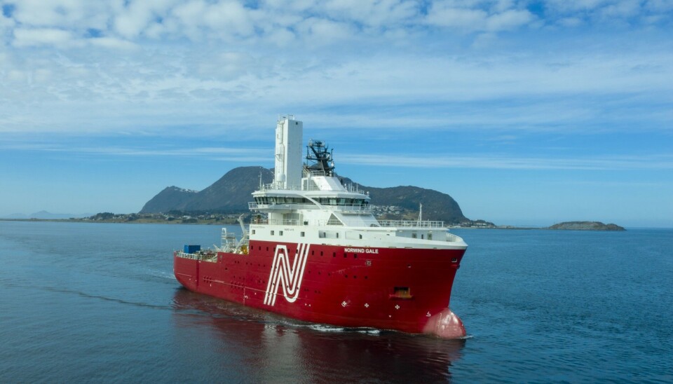 «Norwind Gale» er rederiet Norwind Offshores første, men ikke siste, nybygg. «Norwind Gale» er rederiet Norwind Offshores første, men ikke siste, nybygg.