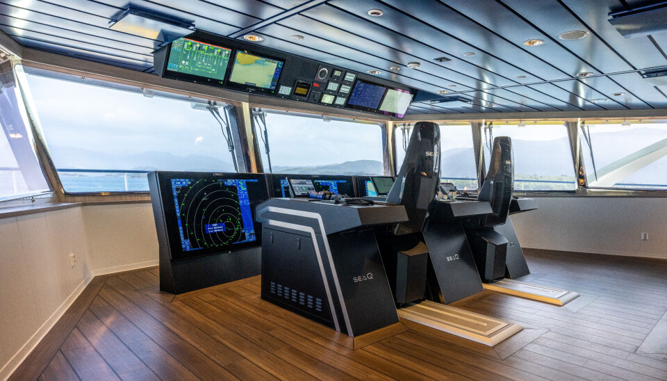Skipet er utstyrt med SeaQ brosystem Skipet er utstyrt med SeaQ brosystem