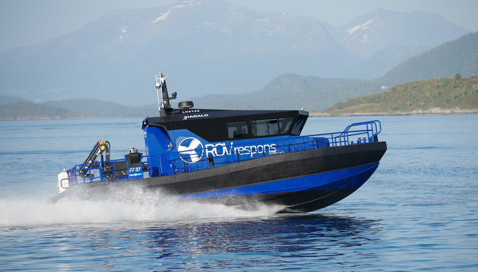 MS «Harald» er levert fra Hukkelberg Boats til selskapet ROV Respons.