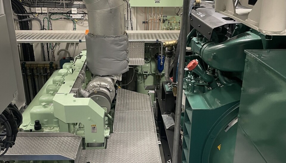 Med en ytelse på 600 kW er det krefter nok i skipets hjerte. Yanmar har levert hovedmotoren, mens Finnøy har levert alt av propeller og styresystemer. Med en ytelse på 600 kW er det krefter nok i skipets hjerte. Yanmar har levert hovedmotoren, mens Finnøy har levert alt av propeller og styresystemer.