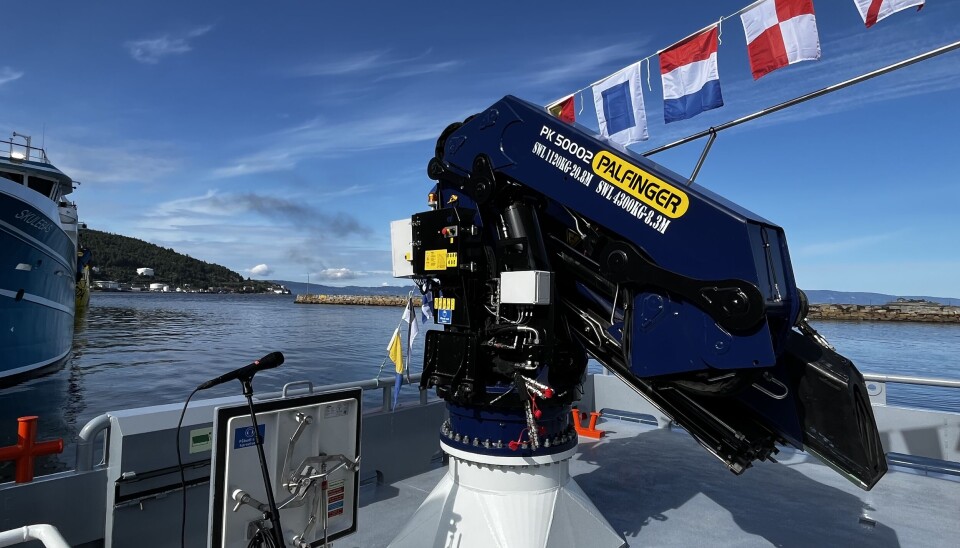 Bergen Hydraulic har levert en Palfinger kran til det nye fartøyet. Bergen Hydraulic har levert en Palfinger kran til det nye fartøyet.