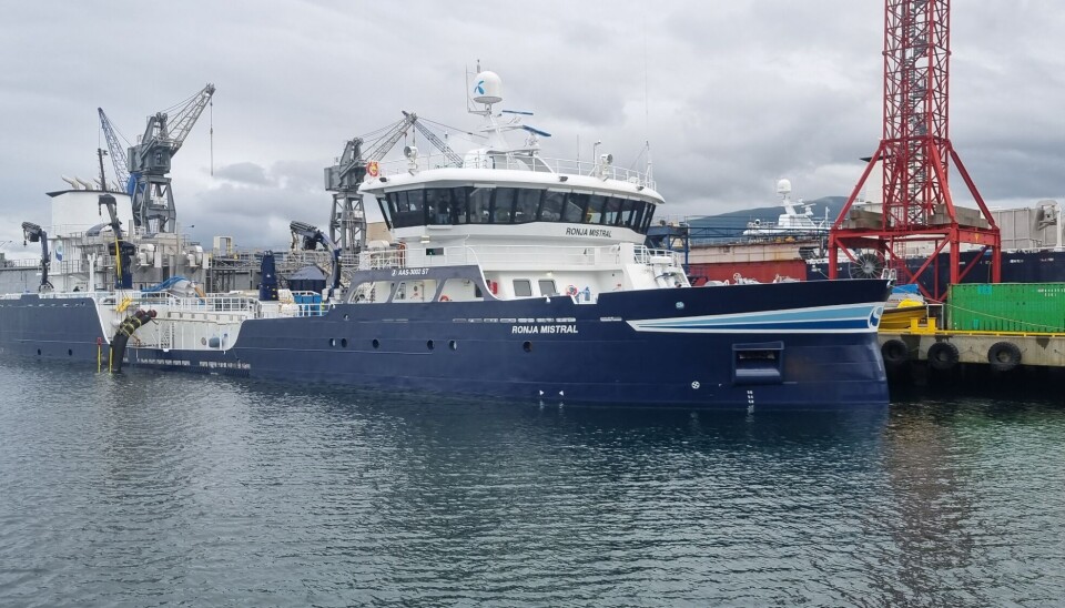 «Ronja Mistral» er den 27. brønnbåten Aas Mek. leverer til Sølvtrans over en 25 års periode. «Ronja Mistral» er den 27. brønnbåten Aas Mek. leverer til Sølvtrans over en 25 års periode.