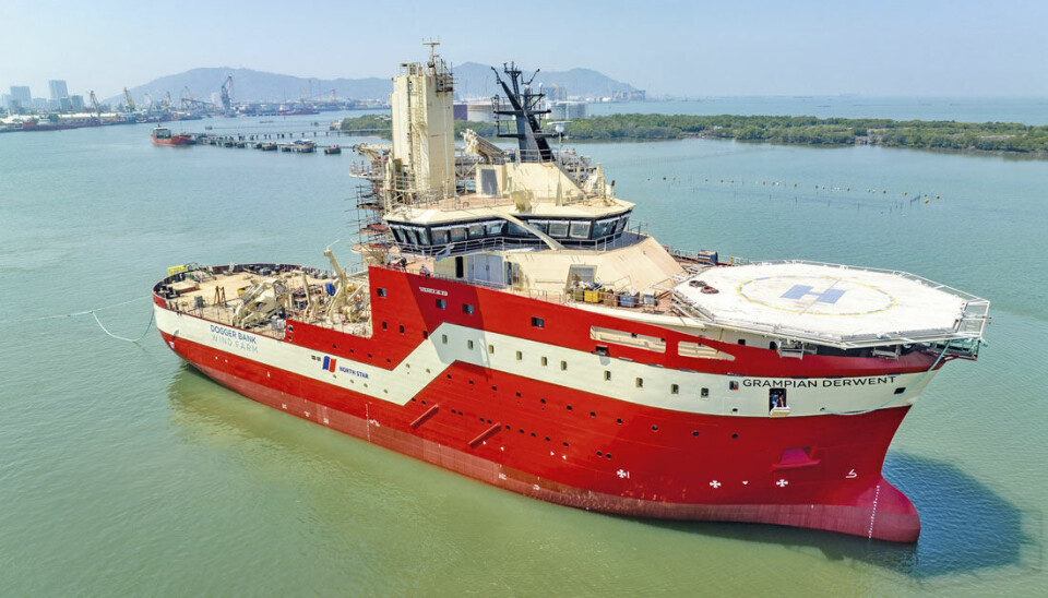 «Grampian Derwent» er den andre av fire identiske fartøy som skal leveres til North Star: «Grampian Derwent» er den andre av fire identiske fartøy som skal leveres til North Star: