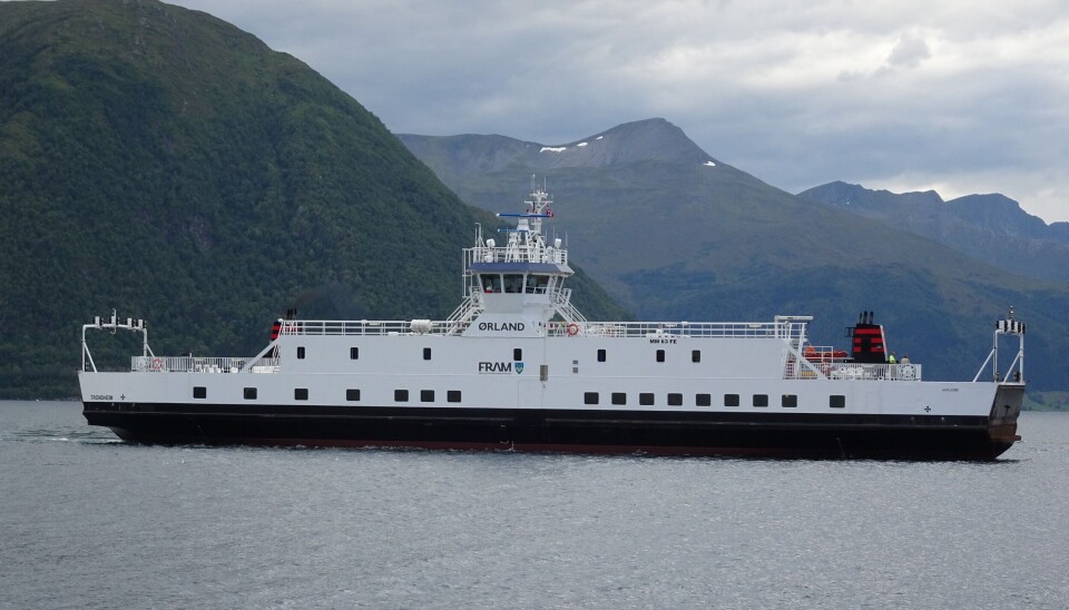 MF «Ørland» i trafikk mellom Volda og Lauvstad. Foto: Jan-Tore Egge/Wikicommons